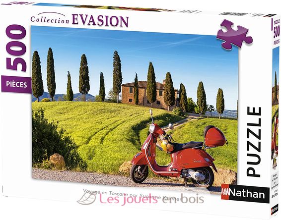 Puzzle Viaggio in Toscana 500 pezzi N872206 Nathan 1