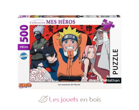 Puzzle Le avventure di Naruto 500 pezzi N872800 Nathan 1