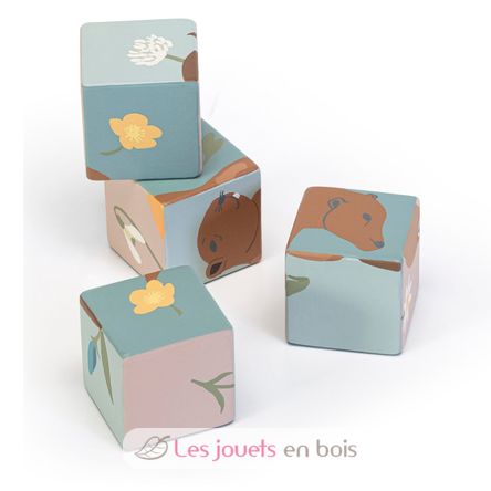 Carretto con cube puzzle animali SE87857 Sevi 2