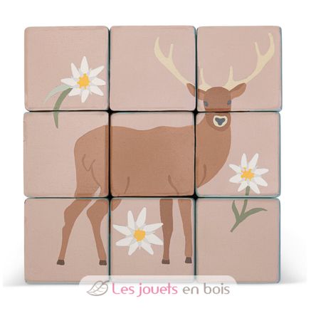 Carretto con cube puzzle animali SE87857 Sevi 4