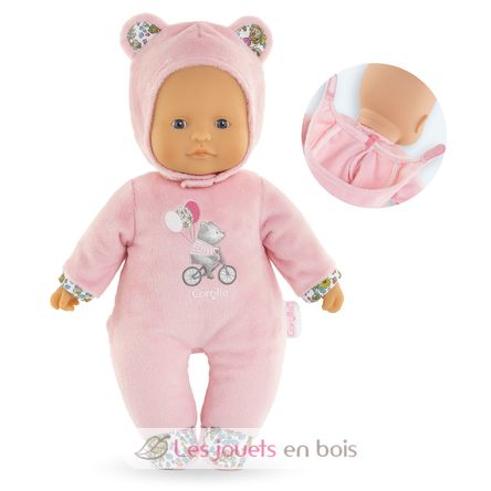 Bambola Pti' Coeur orso rosa CO-9000100700 Corolle 3