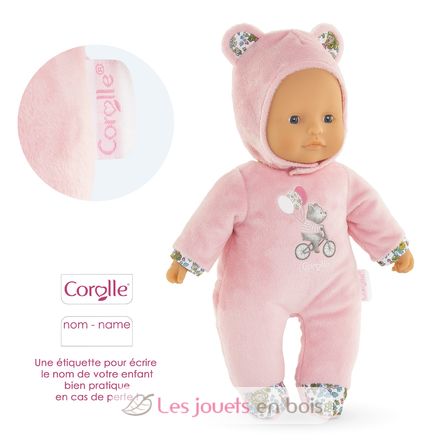 Bambola Pti' Coeur orso rosa CO-9000100700 Corolle 5