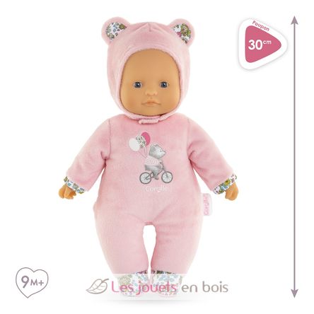 Bambola Pti' Coeur orso rosa CO-9000100700 Corolle 6