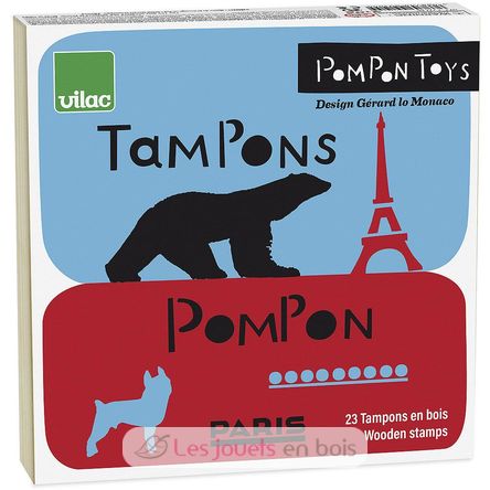 Set di tamponi Pompon V9105 Vilac 5