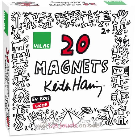 Cofanetto 20 magneti Keith Haring V9226 Vilac 3