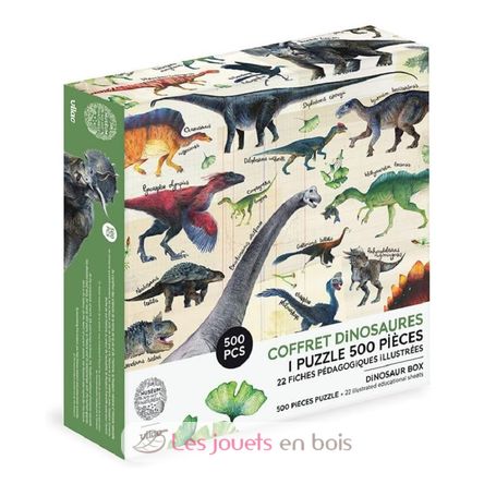 Puzzle di dinosauri 500 pezzi V9625 Vilac 1