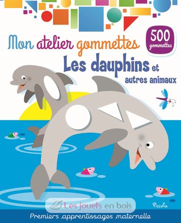 Adesivi colorati - delfini e animali marini PI-6750 Piccolia 1