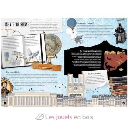 Libro e modellini Jules Verne SJ-309388 Sassi Junior 2