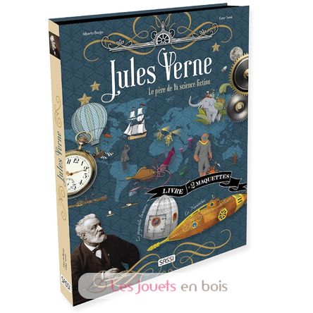 Libro e modellini Jules Verne SJ-309388 Sassi Junior 1