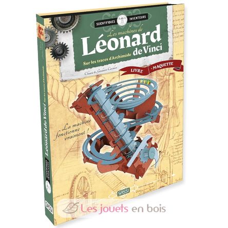 Libro e modellino Le macchine di Leonardo da Vinci SJ-330016 Sassi Junior 1