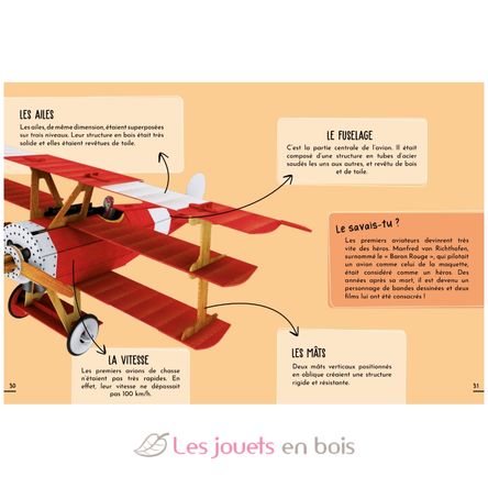 Libro e modellino L'aereo 3D SJ-604394 Sassi Junior 4