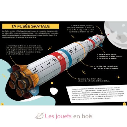 Costruisci il tuo razzo spaziale 3D SJ-304253 Sassi Junior 3
