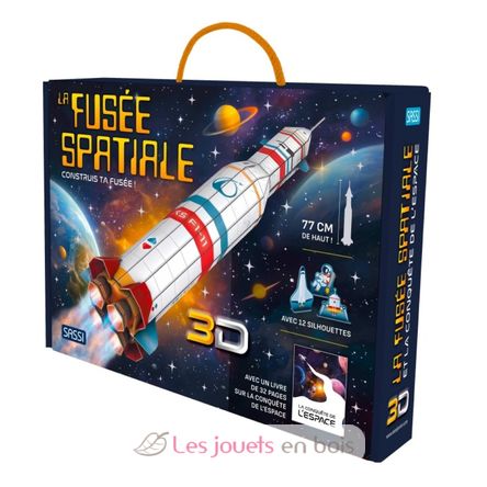 Costruisci il tuo razzo spaziale 3D SJ-304253 Sassi Junior 1