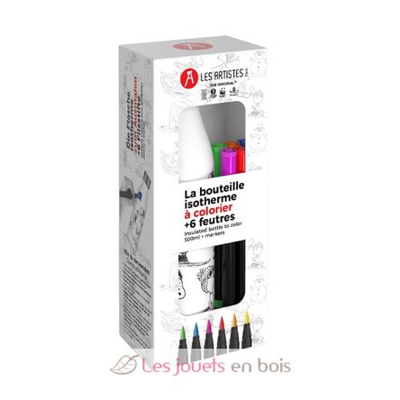 Bottiglia isotermica da colorare Snoopy 500 ml A-4379 Les Artistes Paris 3
