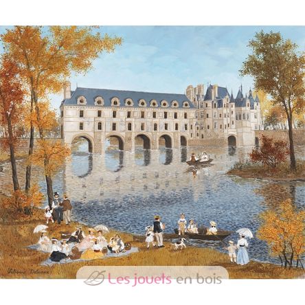 Castello di Chenonceau Delacroix A1025-350 Puzzle Michèle Wilson 2