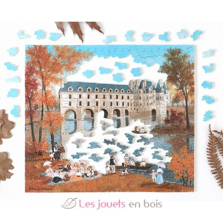 Castello di Chenonceau Delacroix A1025-350 Puzzle Michèle Wilson 3