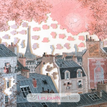 Cielo rosa in inverno di Delacroix A1035-750 Puzzle Michèle Wilson 3