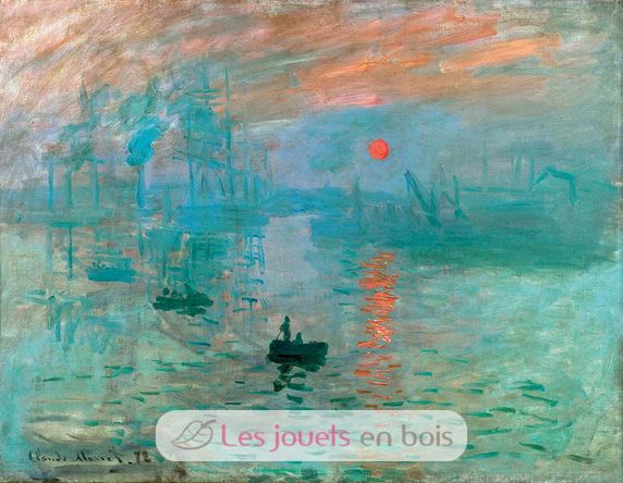 Impressione, levar del sole di Monet A1100-80 Puzzle Michèle Wilson 2