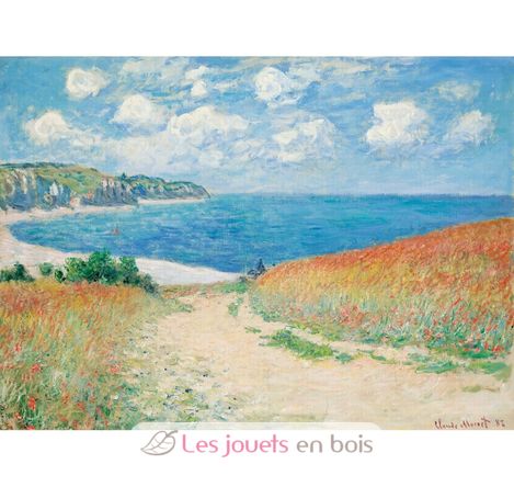 Il sentiero di Monet nel grano A490-500 Puzzle Michèle Wilson 2