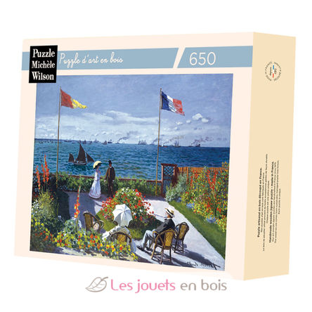 Terrazza di Sainte Adresse de Monet A493-650 Puzzle Michèle Wilson 1