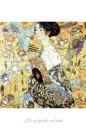 La donna con ventaglio di Klimt A515-80 Puzzle Michèle Wilson 3