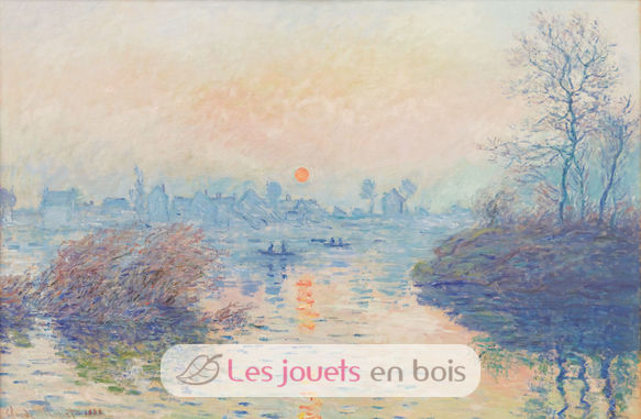 Tramonto a Lavacourt di Monet A697-350 Puzzle Michèle Wilson 2