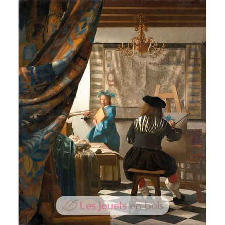 L'arte della pittura di Vermeer A827-1200 Puzzle Michèle Wilson 2