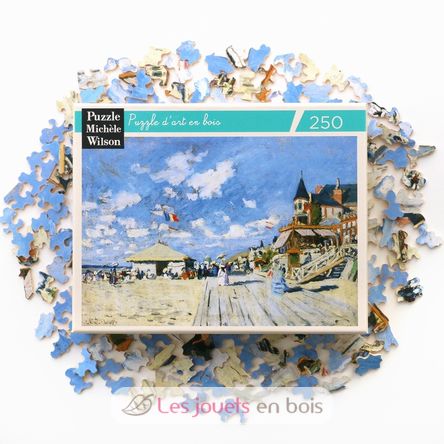 Sulle tavole di Trouville Monet A998-250 Puzzle Michèle Wilson 3