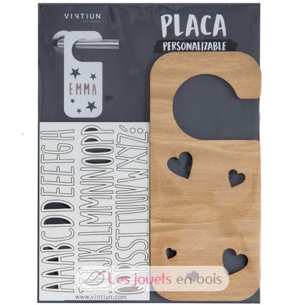 Appendino per porta personalizzabile - Cuori VI-PL23 Vintiun 2