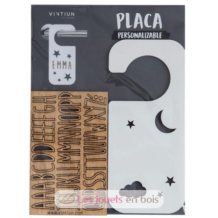 Appendino per porta personalizzabile - Notte bianca VI-PL32 Vintiun 3
