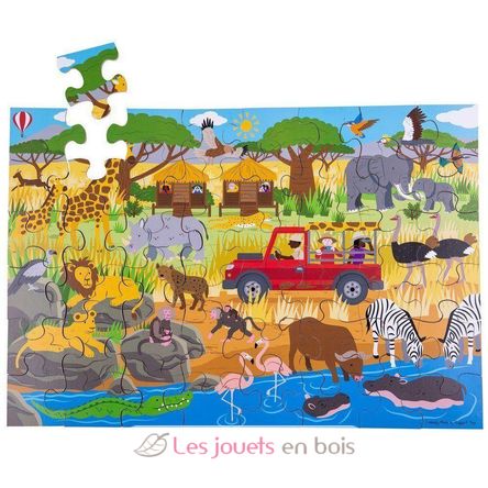 Puzzle gigante Avventura africana BJ916 Bigjigs Toys 1