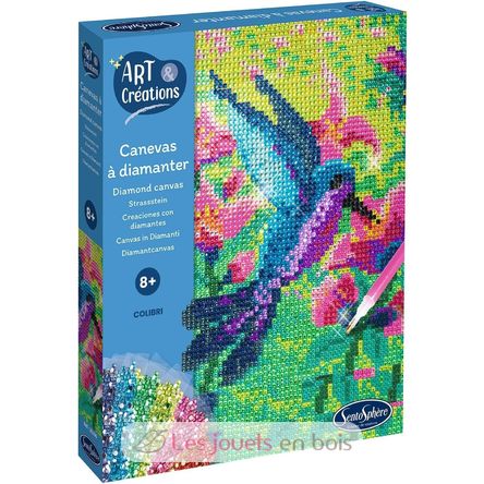 Quadro con diamantini Colibrì SS-20290 Sentosphère 4