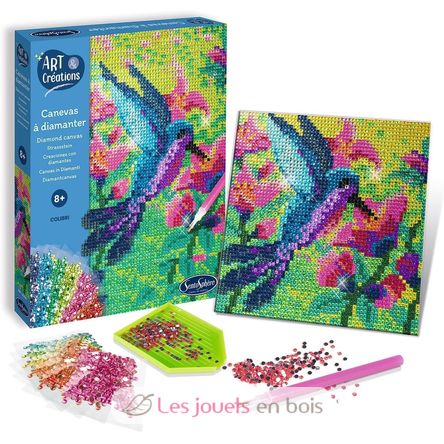 Quadro con diamantini Colibrì SS-20290 Sentosphère 1