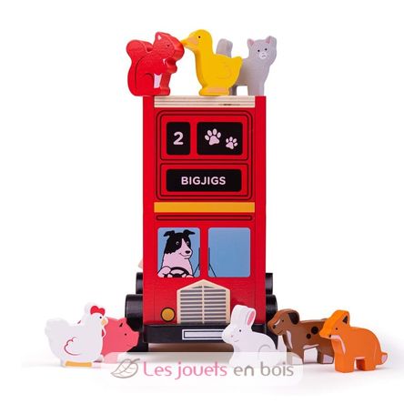 Autobus degli animali BJ692 Bigjigs Toys 2