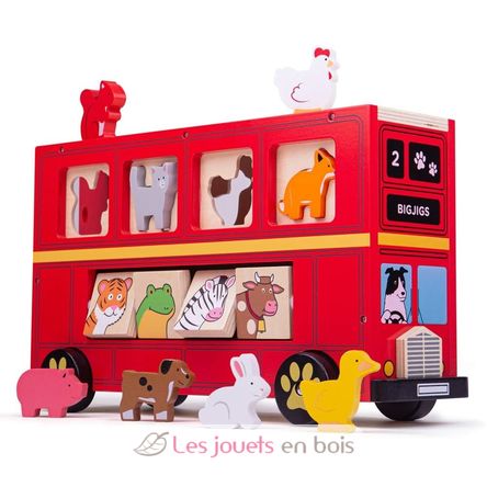 Autobus degli animali BJ692 Bigjigs Toys 1