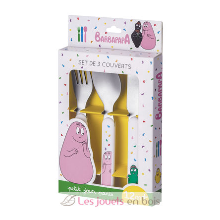 Posate per l'apprendimento Barbapapa PJ-BA903R Petit Jour 2