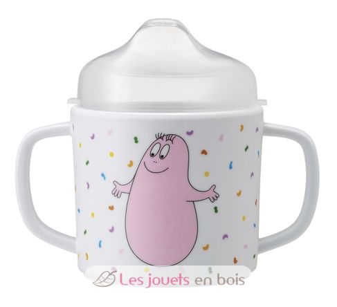 Tazza a due manici con beccuccio estraibile Barbapapà PJ-BA904R Petit Jour 1