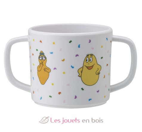 Tazza a due manici con beccuccio estraibile Barbapapà PJ-BA904R Petit Jour 2