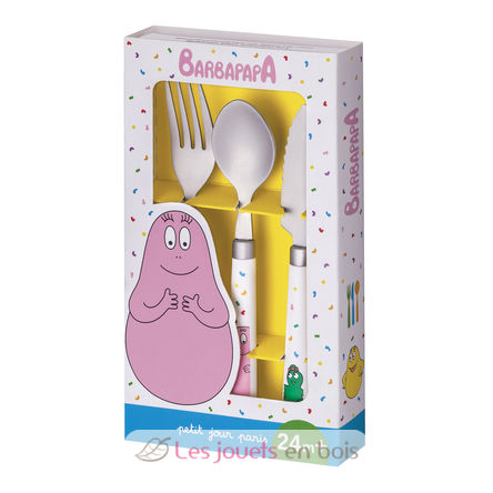 Posate per l'apprendimento Barbapapà PJ-BA937R Petit Jour 2