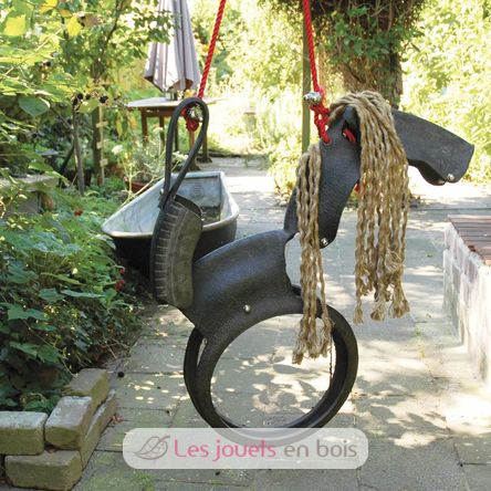 Altalena a forma di cavallo ED-KG10 Esschert Design 4