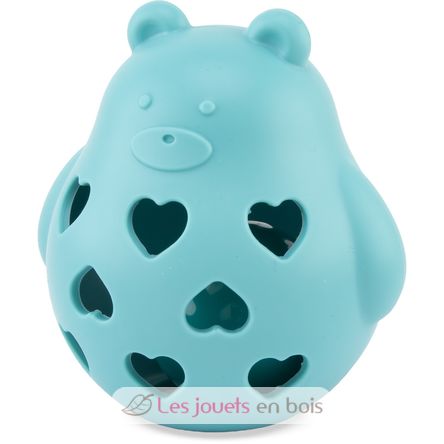 Sonaglio a forma di orso in silicone blu UL7140 Ulysse 1
