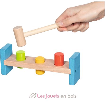 Batti batti con 3 blocchi GK58319 Goki 2