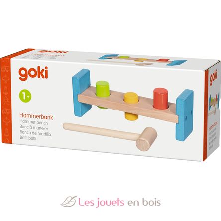 Batti batti con 3 blocchi GK58319 Goki 3