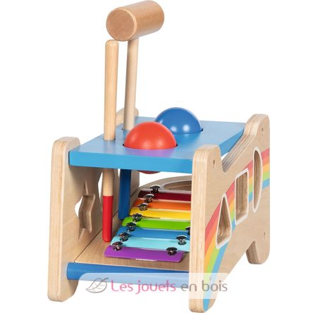 Banco da martellare e incastonatore di forme con xilofono GK58304 Goki 6