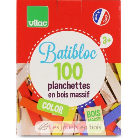 Batibloc colore 100 tavole V2125 Vilac 3
