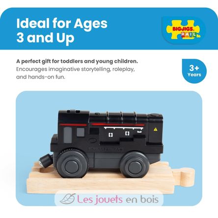 Locomotiva da manovra a batteria BJT311 Bigjigs Toys 5