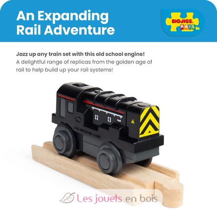 Locomotiva da manovra a batteria BJT311 Bigjigs Toys 8
