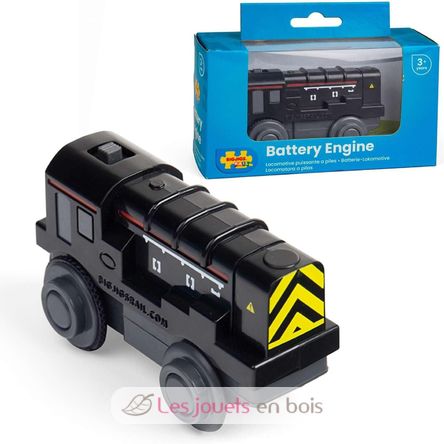 Locomotiva da manovra a batteria BJT311 Bigjigs Toys 3