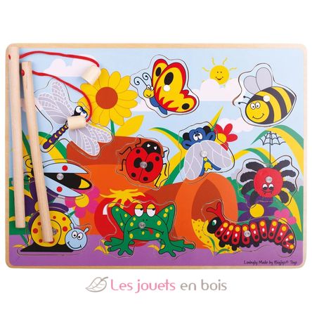 Puzzle magnetico Insetti BJ919 Bigjigs Toys 2