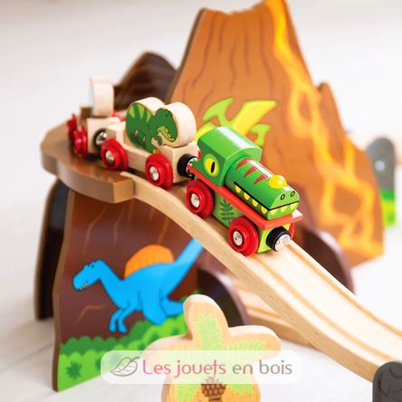 Set trenino Dinosauri BJT035 Bigjigs Toys 5